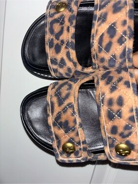 Vince camuto cheetah print sandals